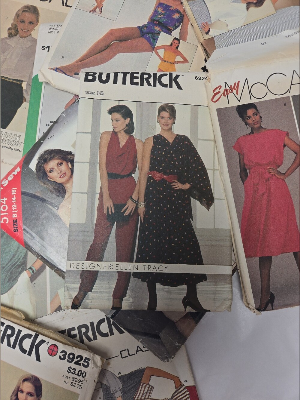 Vintage Butterick and McCall's Sewing Patterns Lot Of 16 Various Sizes - Picture 3 of 6